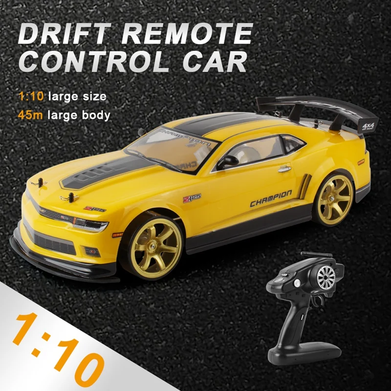 1:10 70 км/ч 2 4G RC автомобиль дрейф гоночный Чемпионат 4WD один аккумулятор