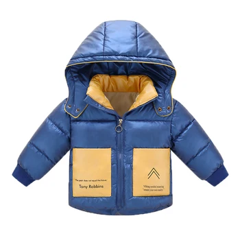 

Boys winter jacket padded-cotton Warm thick woodproof children clothing kids fashion coat for girl infant coat clothes 1-6 years