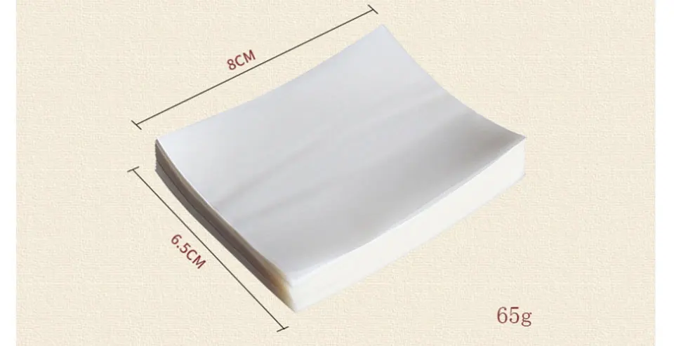 500 листов съедобная клейкая рисовая бумага практичная тонкая конфетная сахарная оберточная бумага с покрытием прозрачная нуга съедобная бумага