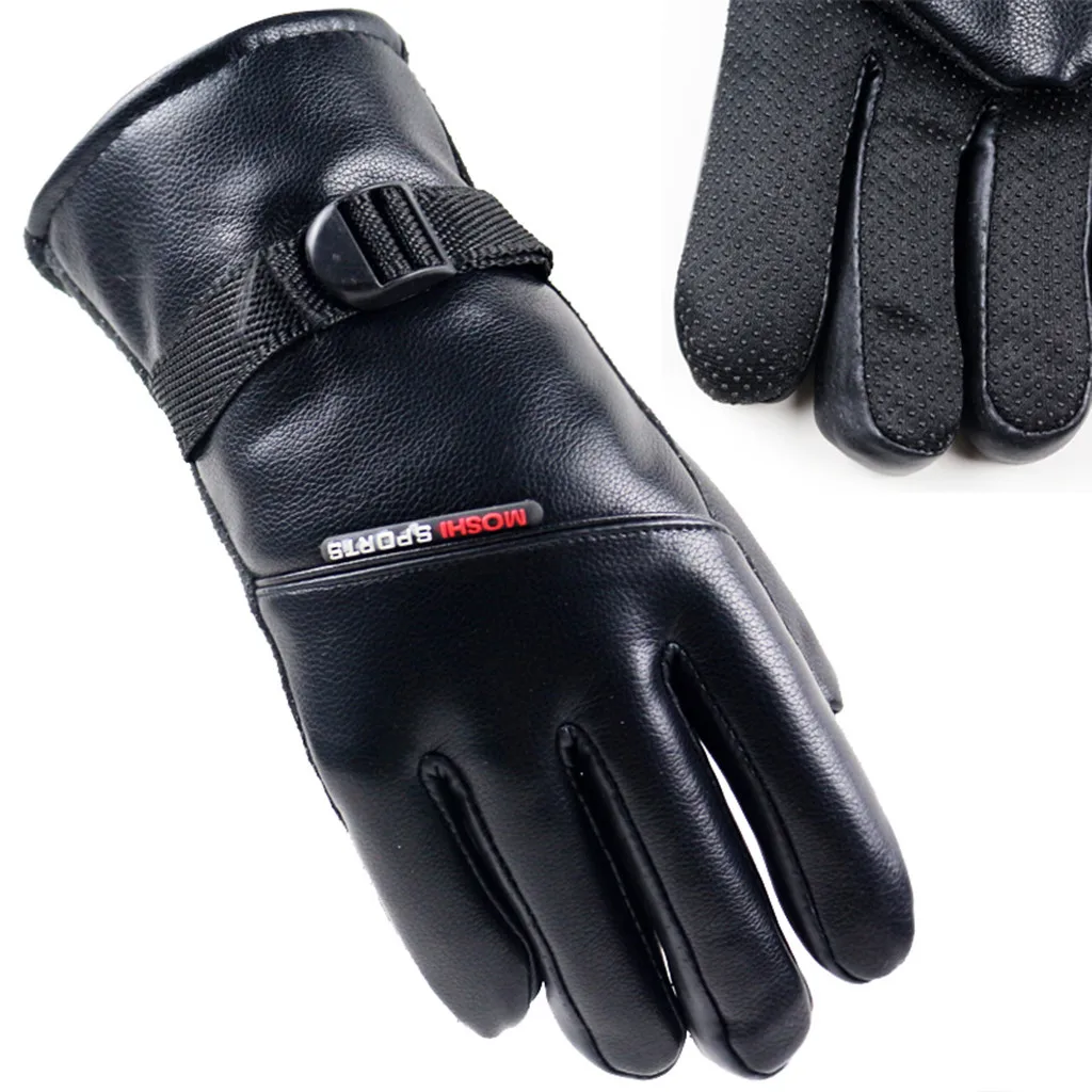 Лучшие теплые зимние перчатки сенсорный экран водонепроницаемые перчатки мотоциклетные велосипедные и ездовые перчатки для мужчин и женщин