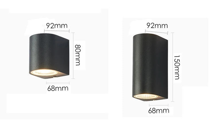 Iluminação para Áreas Externas à Prova Lâmpada para Varanda Led de Parede Externa D'água Jardim - 10w Luz 5w 6 Cheap Luminárias de parede externas