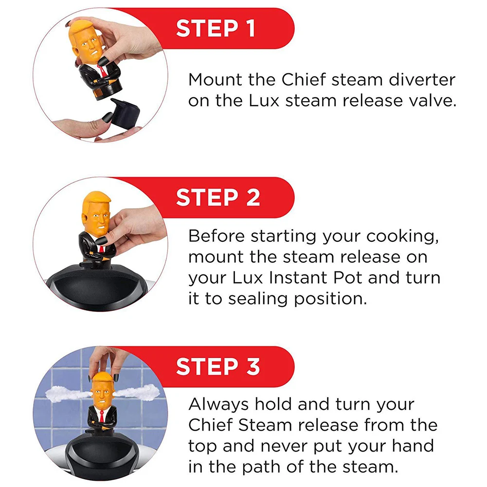 Chief Steam Release Diverters Instant Pot Steam Diverter for Instant Pot Kitchen Accessories YU-Home