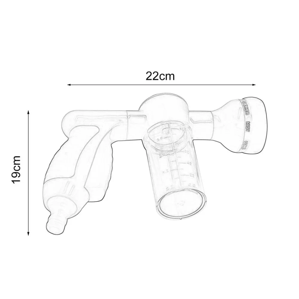 Водяной пистолет для мытья автомобиля, водяной пистолет, бытовые инструменты для мытья автомобиля, распылитель воды для двора, трубы, форсунки, инструменты для посыпания