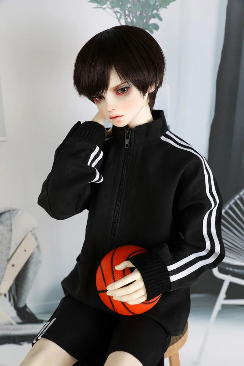 

1/3 1/4 BJD Dolls Cool Black Clothes For Dolls Toy Clothing Doll Accessories