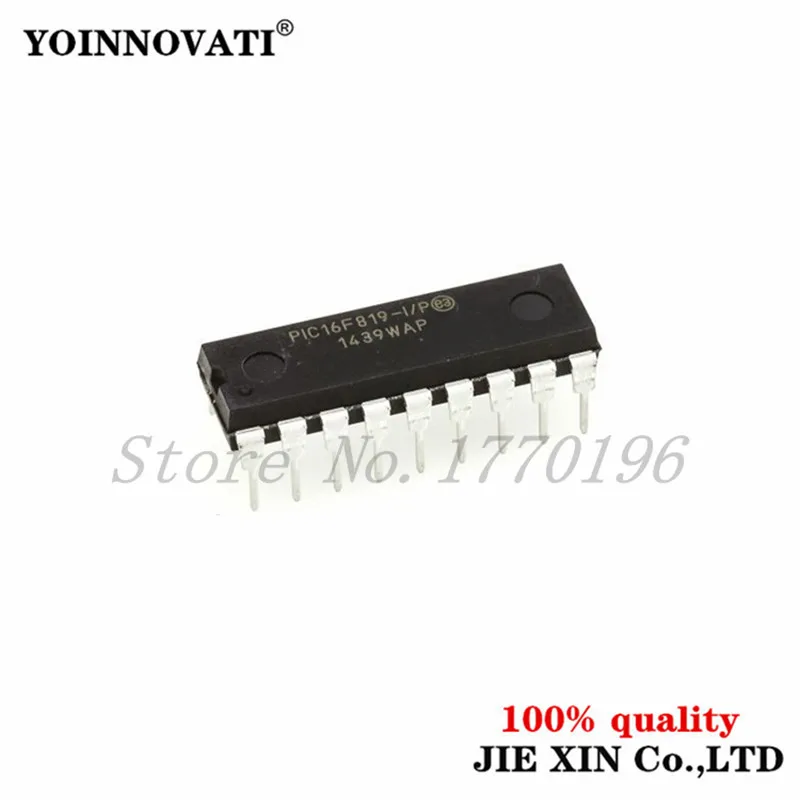 10 шт./лот PIC16F819-I/P PIC16F819 DIP18 IC | Электронные компоненты и принадлежности
