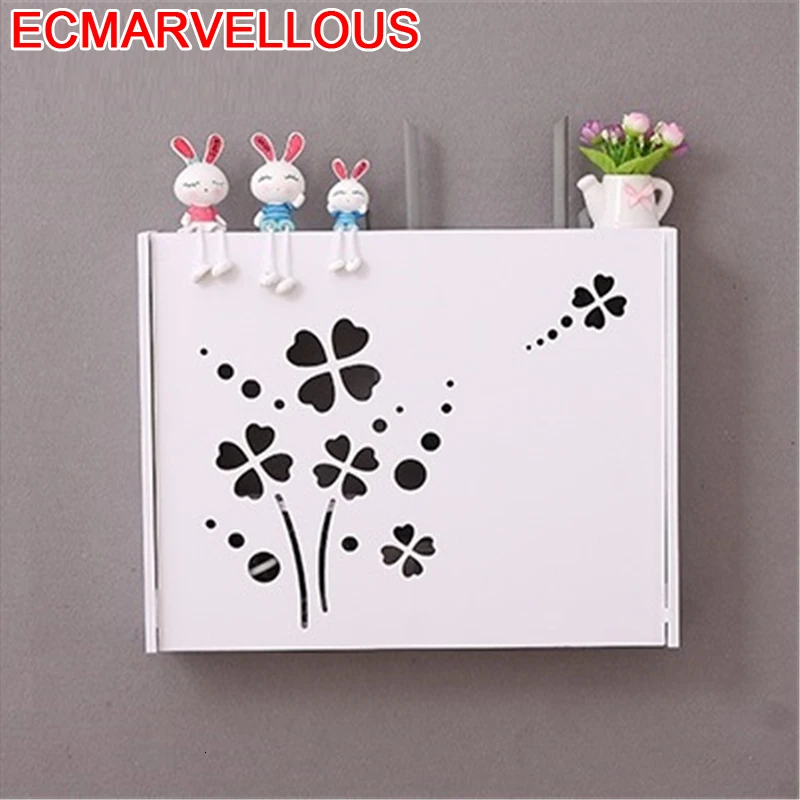 wireless living room decoration WIFI router multifunctional stacks TV set-top box hanger socket cover rack storage shelf | Дом и сад