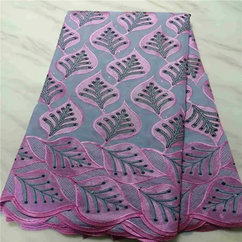 

High Quality Swiss Voile Lace African Lace Fabric African Swiss Cotton Embroidered 100% cotton fabric For Party Dress 13L051509