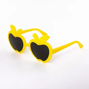 

Cute Apple Shape Flip Up Sunglasses Kids Boys Girls Cute Fruit Shape Sun Glasses Plastic Children Cartoon Sunglasses