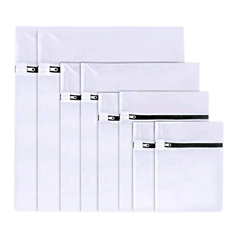 

Laundry nets, 8 pcs. Laundry bag Premium laundry bag Set with zipper Cooking proof Washing bag for laundry Washing machine Laund