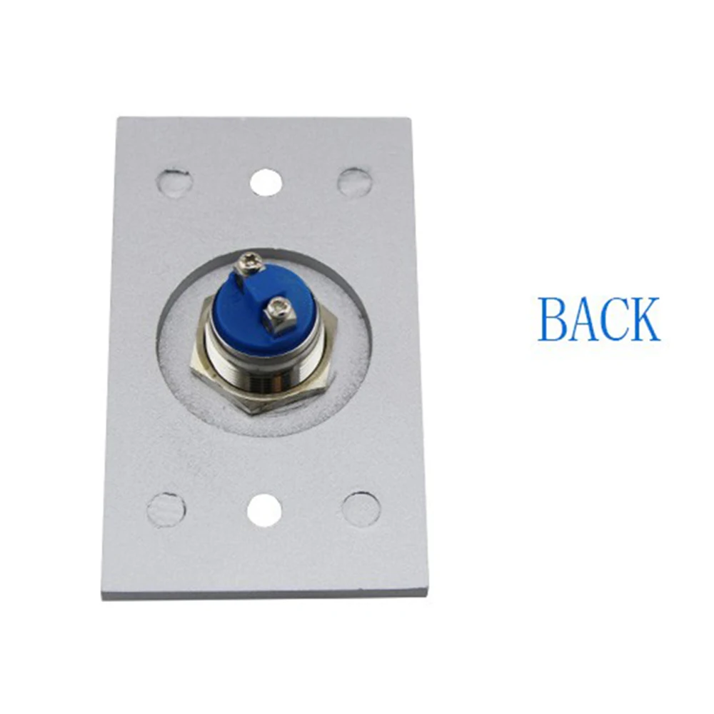 Door Access Control System Release Button Metal Auto Restoration Normally Open Push To Normally Close Panic Button 10 PCS
