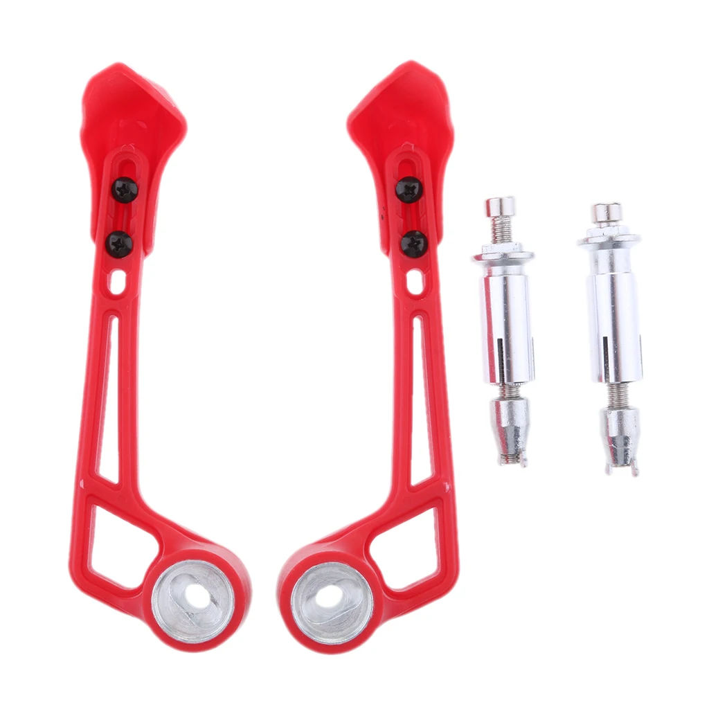 ATV Dirt Bike Hand Guards Protector Motorcycle Handlebar Handguard Red