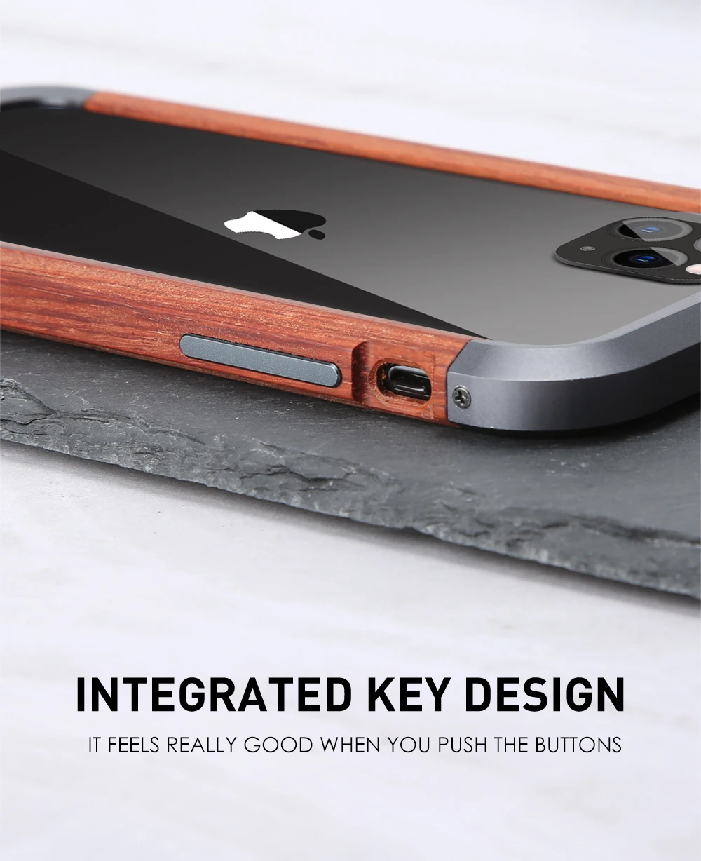 Чехол для телефона для iPhone 11 R-Just Wood Бампер металлический чехол для iPhone 11 Pro Max XS Max XR X Алюминиевая рамка чехол для телефона s