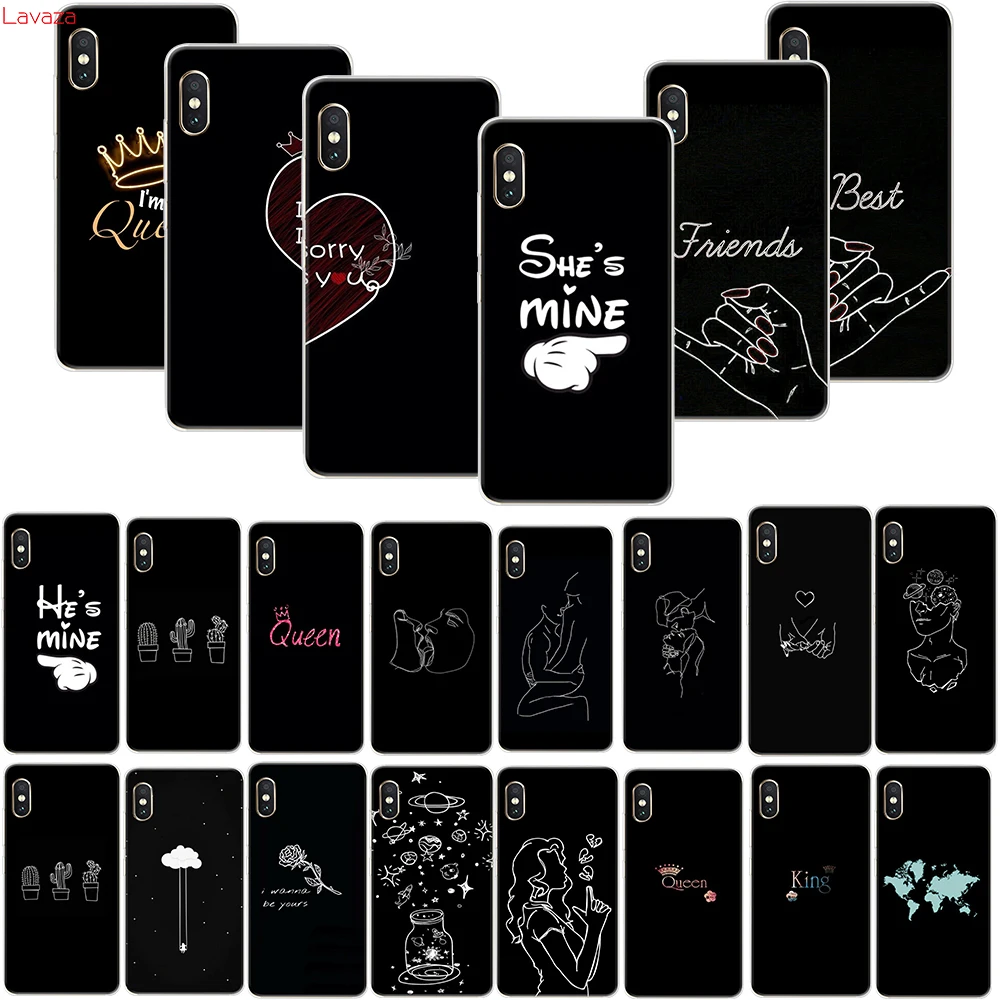 

Couple Lovers King Queen Fashion Pattern Hard Phone Case for Xiaomi Mi 9T A3 Pro for Redmi 7A K20 Note 8 Pro Cover