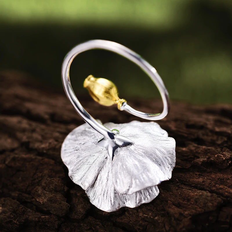 Anello Donna Ragazza,Anello farfalla in argento sterling 925, anello aperto per donna
