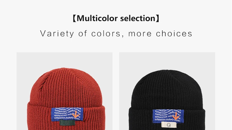 2021 Men Women Beanie Hats Autumn And Winter New Outdoor Warmth Personality Fashion Hip Hop Beanie For Men Multicolor Streetwear