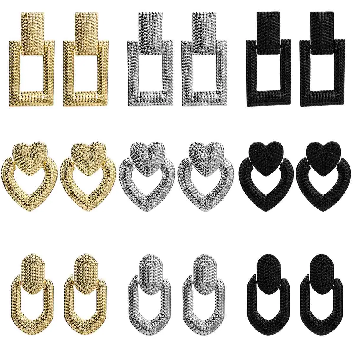 

2019 Newest Fashion Drop Earrings for Women Geometric Statement Earrings Female Women's Earring Modern Jewelry Hanging Gift