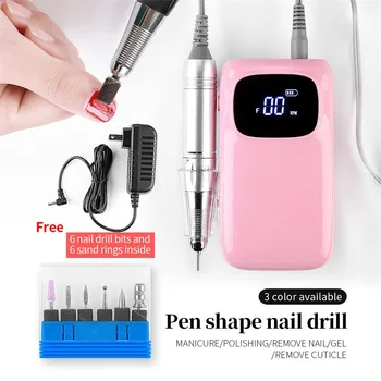 

25w Electric Nail Drill Set 3500opm Electric Nail Polishing Machine Pen Handpiece Dead Skin Removal Tool Manicure Machine g1