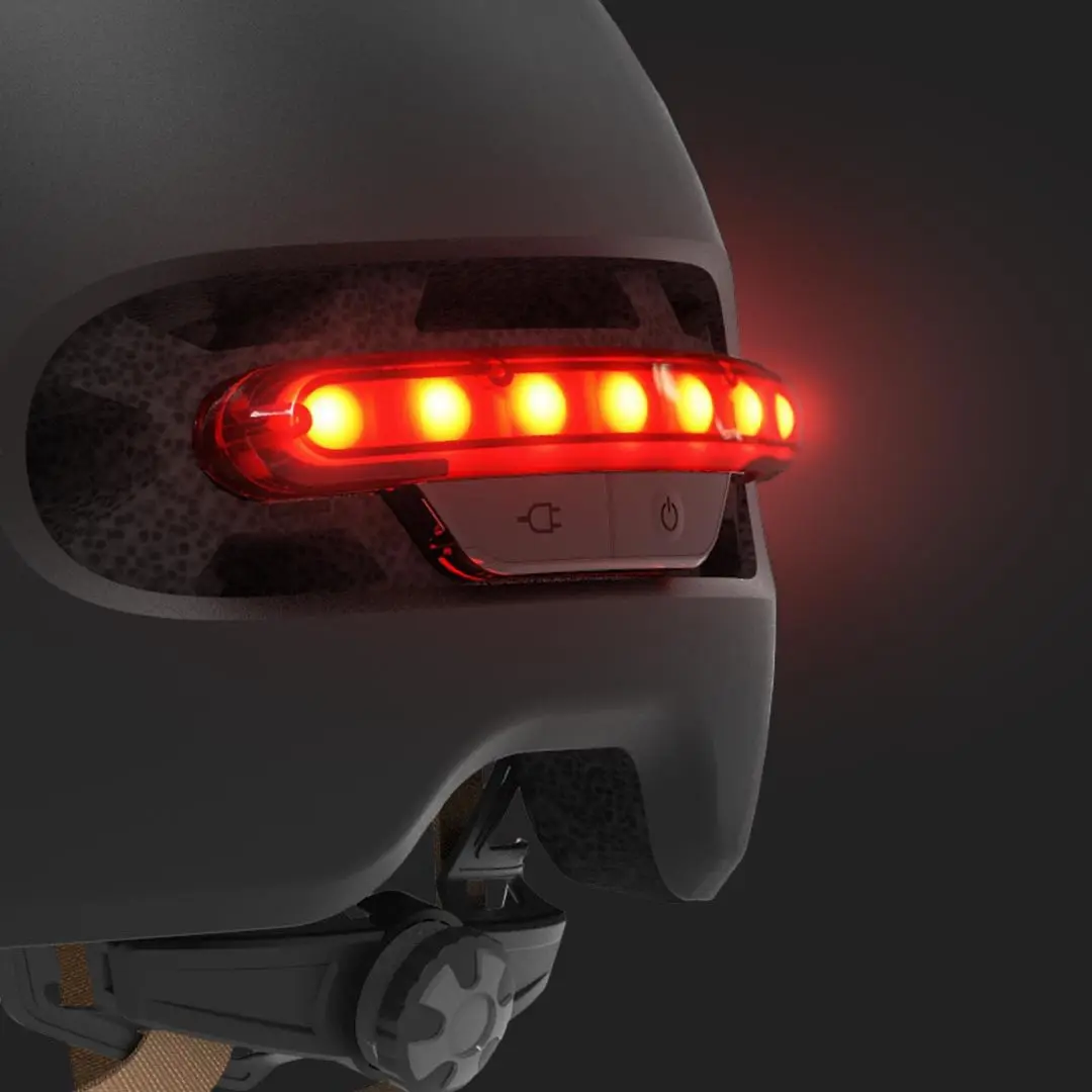 

Smart4u City Qingqi Smart Flash Helmet Small Electric Bicycle Helmet Men And Women M Intelligent Lighting Bicycle Skateboard