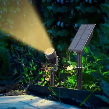 

Solar LED Spotlight Spike Waterproof Wall Lighting Landscape Outdoor Garden