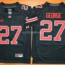 Новое поступление высокое качество Eddie Джордж футболка колледжа майки#27 Джордж молодежные майки S-XL