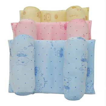 

3 Choices Cute Head Support Cushion for Newborn New Arrival Soft Sleeping Pillow Baby 100% Cotton Protective Shaping Pillow
