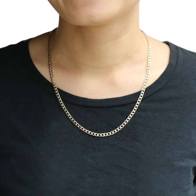 Trendsmax Gold Cuban Link Chain Necklace for Men Women Fashion Jewelry - Image 2