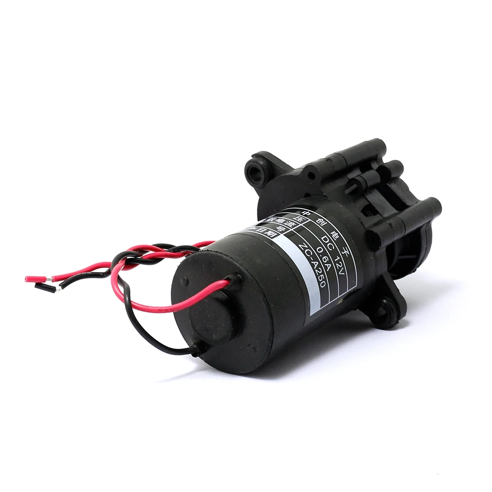12V ZC-A250 Mini Gear Water Pump Self-priming Corrosion-Resistant 100 degree C 