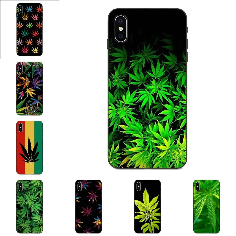 

Tropical Weed Hemp Banana Leaves Soft TPU Hipster Case For Apple iPhone 4 4S 5 5S SE 6 6S 7 8 Plus X XS Max XR