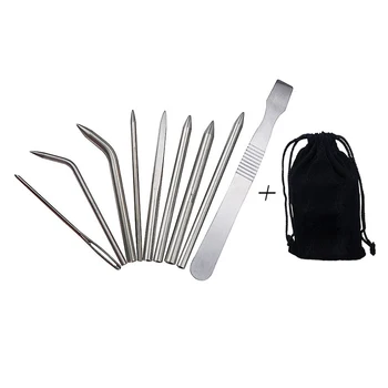 

DIY Weaving Needle Accessories Lacing Stitching Handmade Tools Bracelet Stainless Steel Portable Paracord Fids Outdoor Hiking
