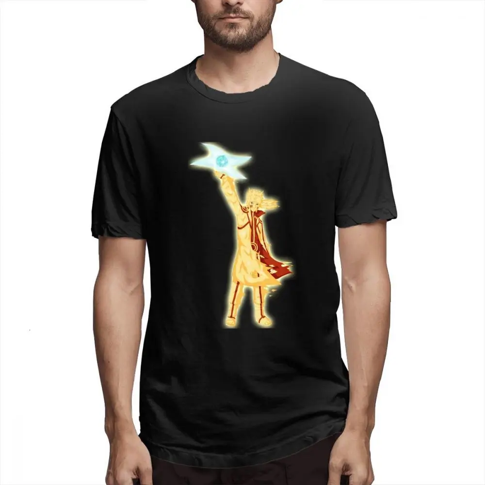 Men T-Shirts Summer Men's Short Sleeve T-shirt Casual Cotton Naruto Bijuu Mode printing t shirt men tee shirt Fun 5XL