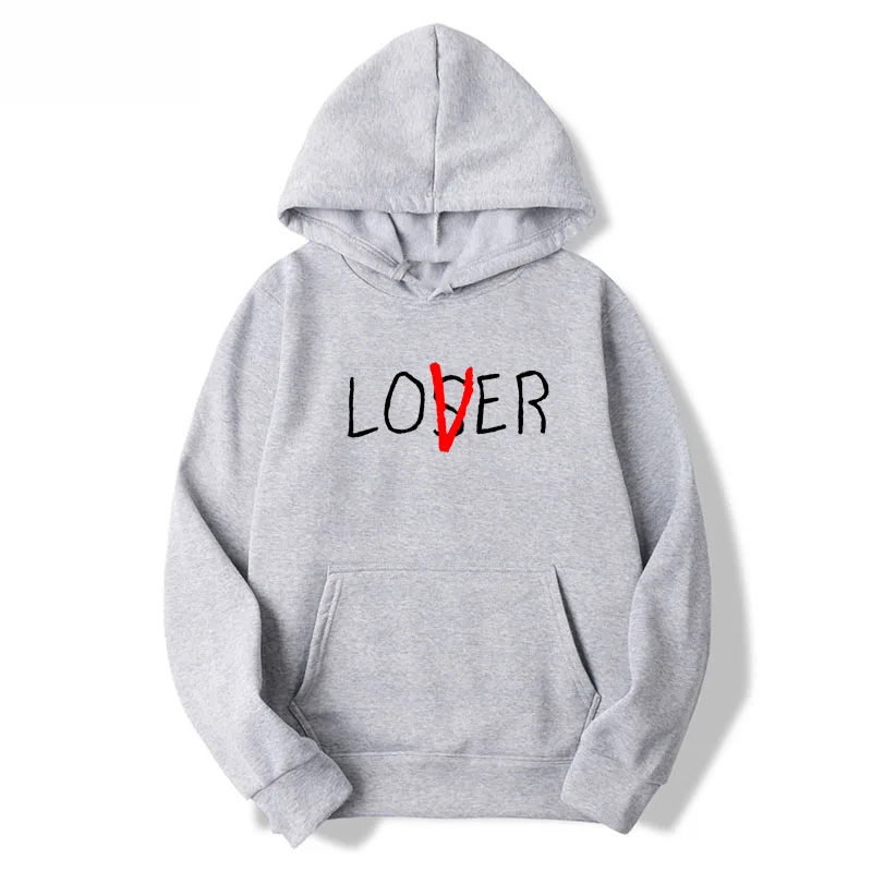 Свободная Толстовка loser Lover 2020 толстовка с капюшоном Повседневный пуловер куртка