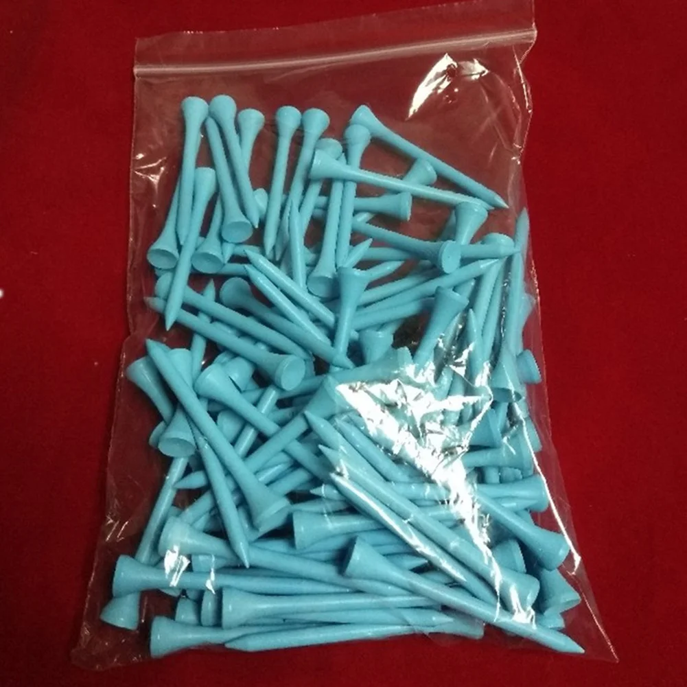 Colorful Golf Wooden Tee Long Golf Club Accessories Wooden Pegs Random Color