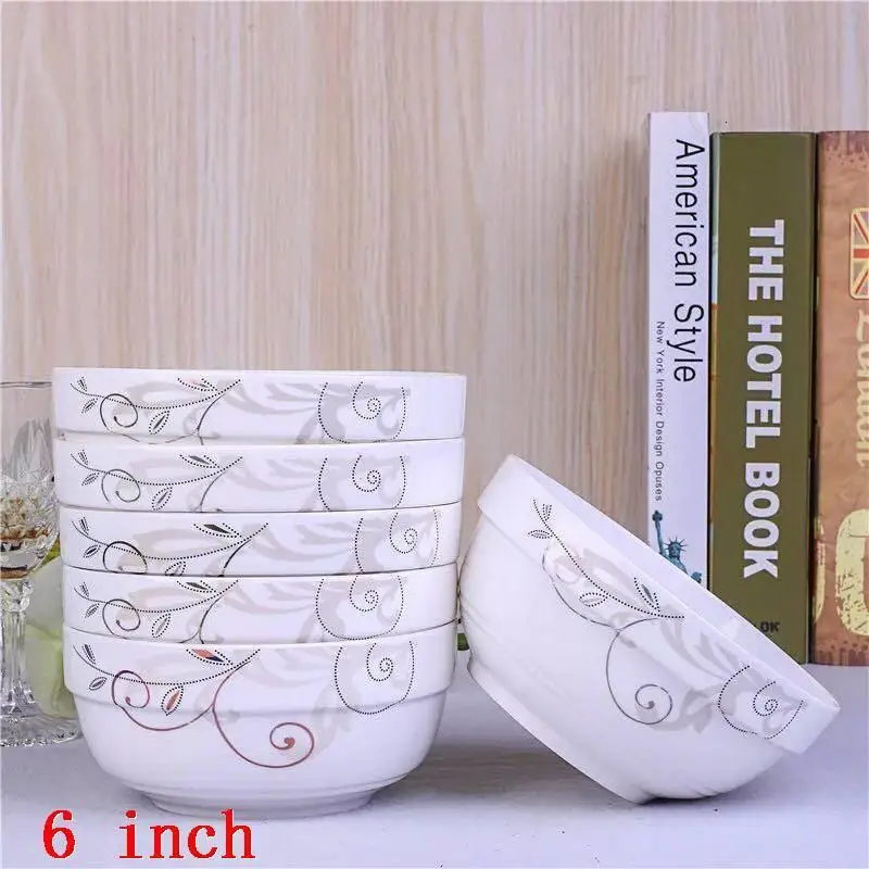 Number 8 Сервировочная тарелка контейнер для еды Ramen Cuenco кухня Fruteira Tigela тарелки для закуски столовая посуда суп керамическая столовая чаша - Цвет: Number 8