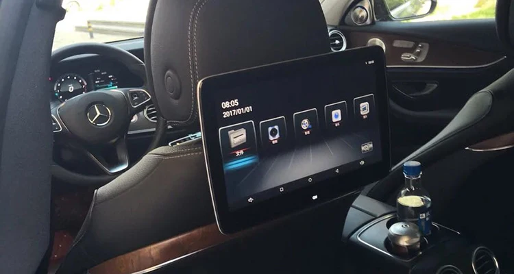Подключи и играй авто ТВ монитор Автомобильный медиа дисплей DVD подголовник ЖК-дисплей Android экран для Mercedes W213 заднего сиденья развлекательная система