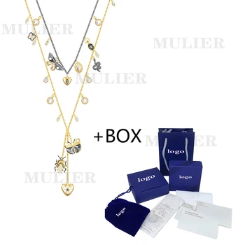 

MULIER 2019 New Madnetic Necklace Multicolor Mixed Ladies Fashion High Quality Original Fashion Luxury Jewelry 5416699