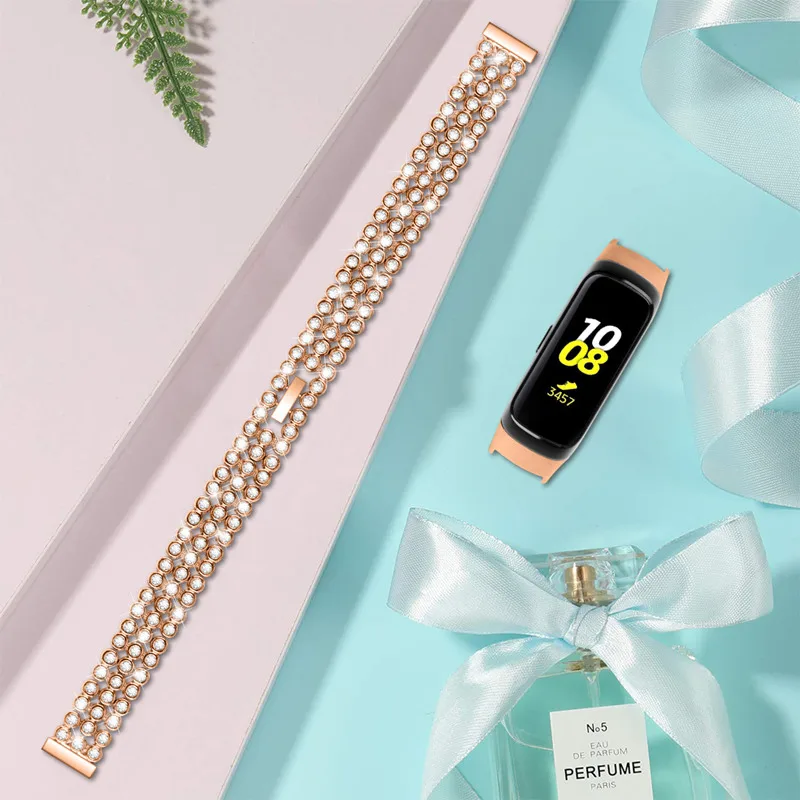 Шикарные ремешки для часов для samsung Galaxy Fit SM-R370 браслет из нержавеющей стали ремешок для Galaxy Fit SM-R370 ремешки для умных часов