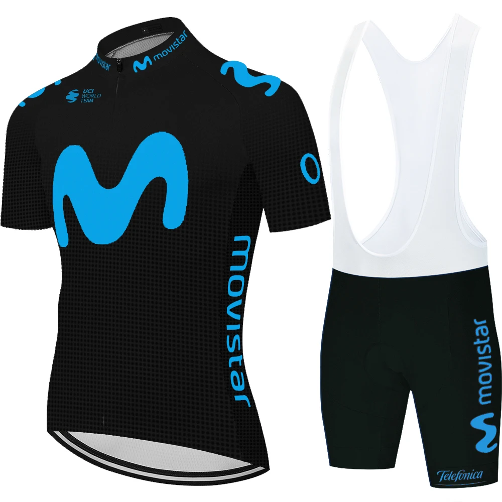 2020 профессиональная команда Movistar Велоспорт Джерси Мужская ropa ciclismo hombre jersey Летняя