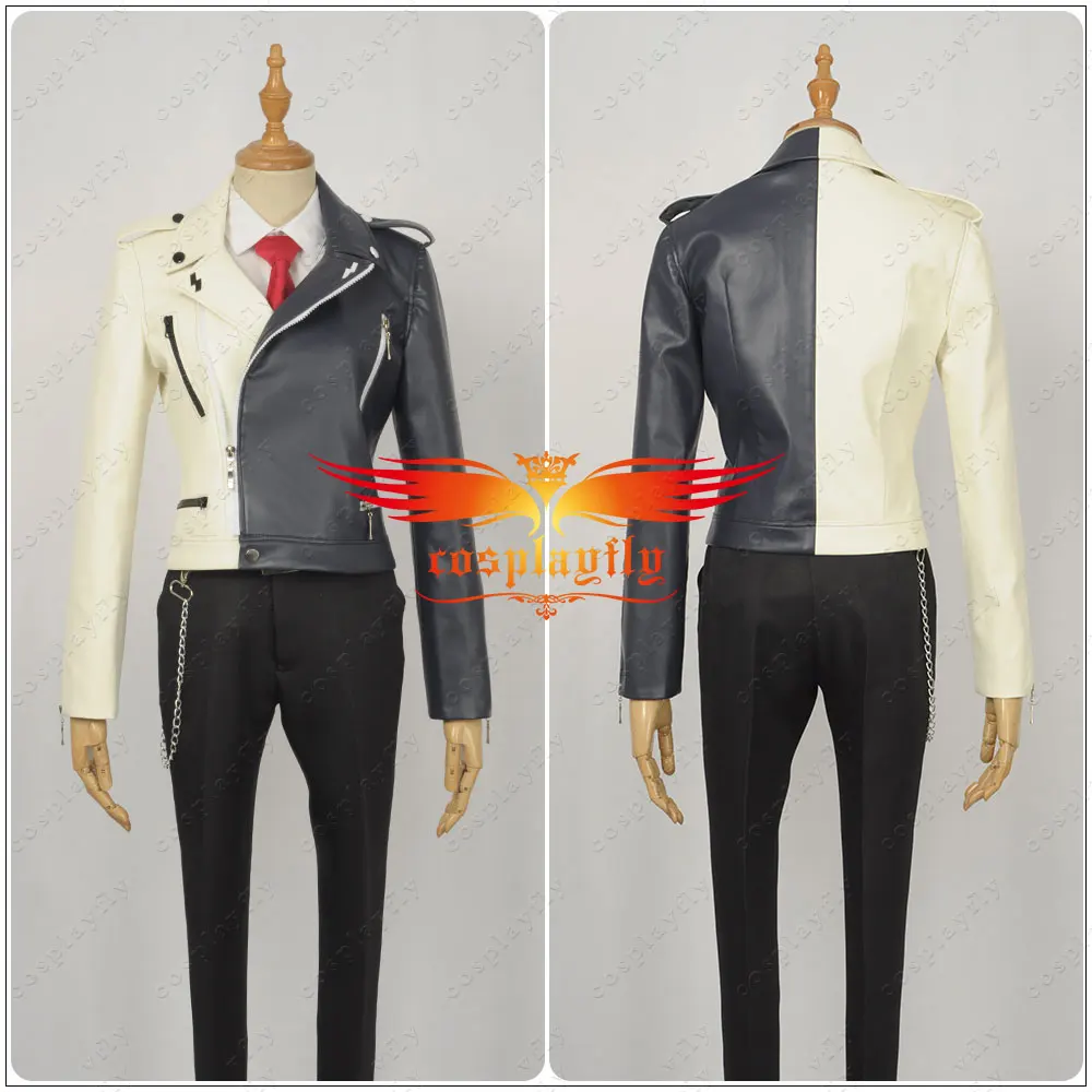 Игра DRB Bad Ass Temple Heaven& Hell Косплей Костюм на заказ для мужчин и женщин для взрослых Униформа куртка из искусственной кожи красный галстук топ брюки