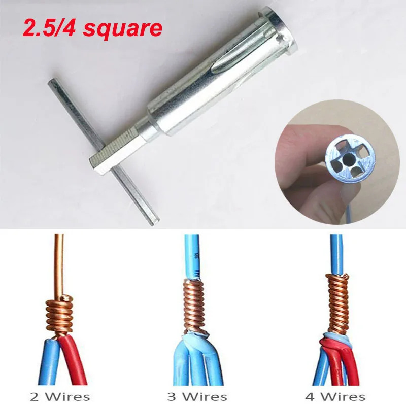 

Cable Connector Wire Peeling Tool Stripper Twisters for Power Drill Driver Wire Twisting Tool For Home Electrical Equipment New
