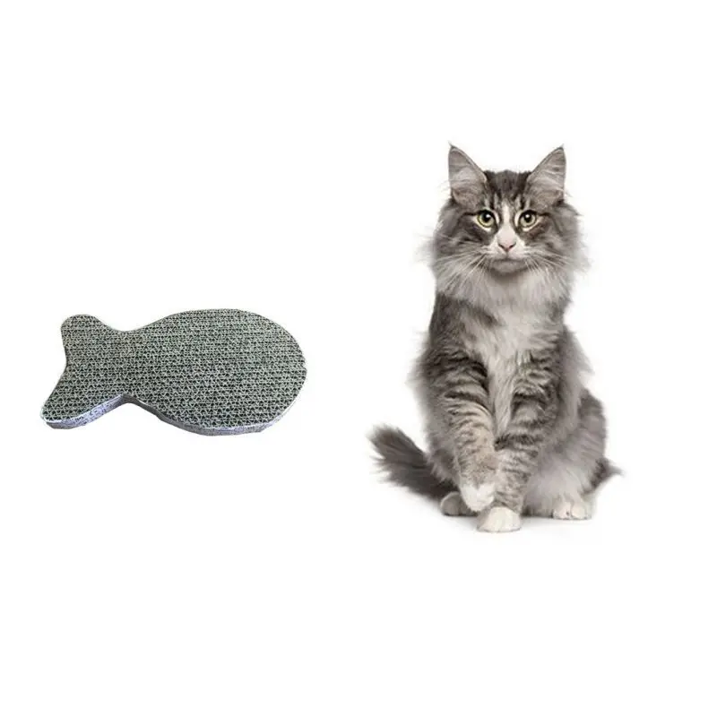 Pet Cat Scratch Pad Toy Corrugated Grinding Nails Interactive Protecting Excellent Scratching Board Products | Дом и сад