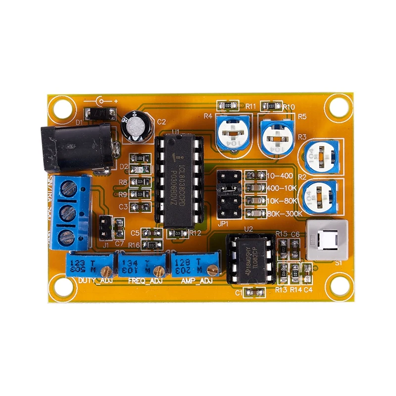 ICL8038 DDS модуль генератора сигналов синусоидальный квадратный выход волны