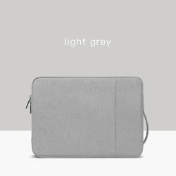 Waterproof Laptop Sleeve & Bag Cover - Universal Fit for 15.6 16inch (LIGHT GREY)