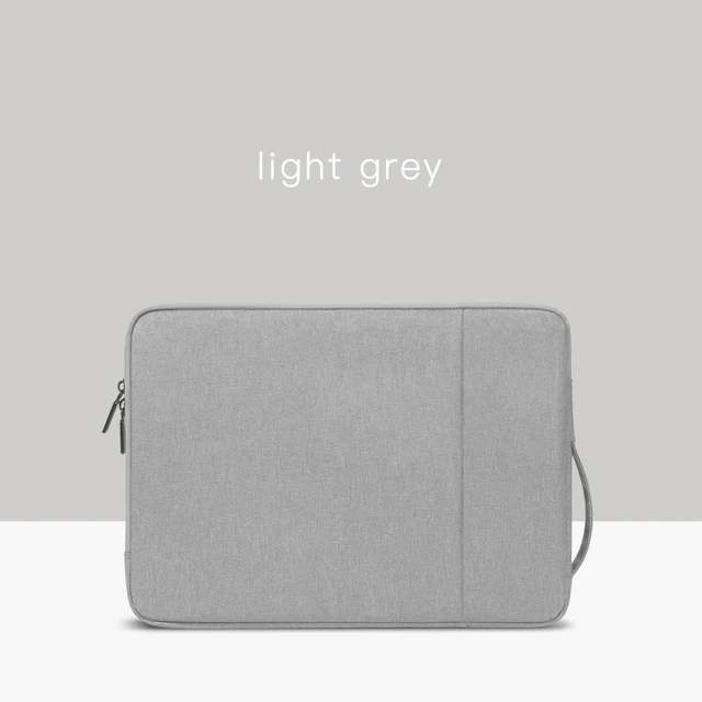 Laptop Case Waterproof Notebook Sleeve 13.3 14 15 15.6 inch For Macbook M1 Air Pro HP Acer Xiami Huawei Lenovo Laptop bag cover LIGHT GREY