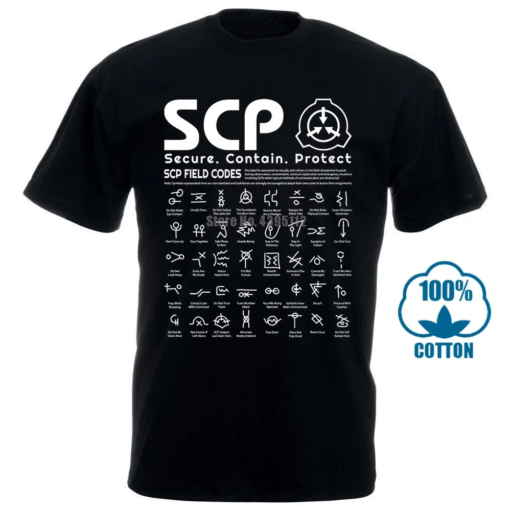 Scp полевые коды футболка прямая от мужчин футболка Лето хлопок повседневные топы с коротким рукавом Футболка Боб Марли футболка Ши 011926