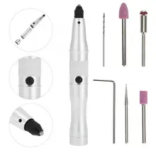 Электрический шлифовальный станок Мини сверлильный инструмент гравировальная ручка измол, перетирание полировальные инструменты 110-250 В ЕС/США вилка с деревянной коробкой для хранения