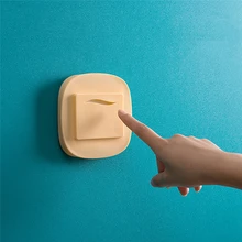 Изолированный анти-Электрический Декор детской комнаты милый мультфильм переключатель Крышка настенное Силиконовое гнездо пылезащитный Сменные наклейки