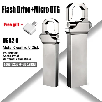 Pendrive OTG de 128 GB, unidad Flash USB 256GB, 128 GB, 64GB, 32GB, 16GB, 8 GB, lápiz de memoria Flash USB