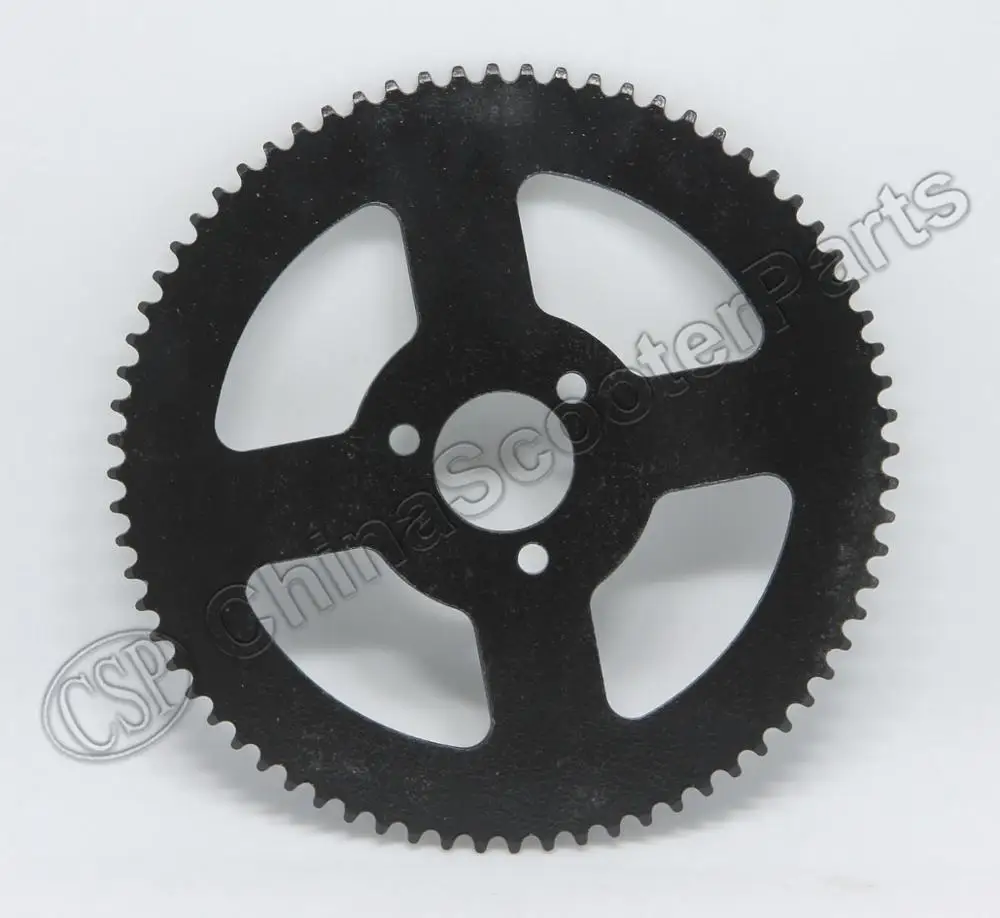 60 62 64 66 68 70 72 74 76 78 80 T зуб 25 х 26 мм задние звездочки мини Moto ATV Quad Dirt Pit Pocket велосипед измельчитель 47CC 49CC - Цвет: 72T