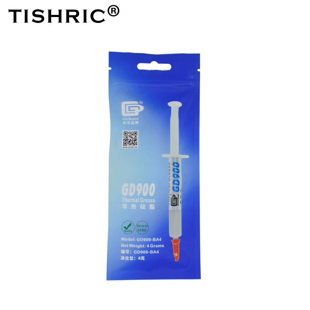 Needle 4g TISHRIC 7 г блистер/игла GD900 теплопроводность процессоров радиатор кулер силиконовый пластырь для охлаждения процессора Вентилятор - Цвет лезвия: Needle 4g