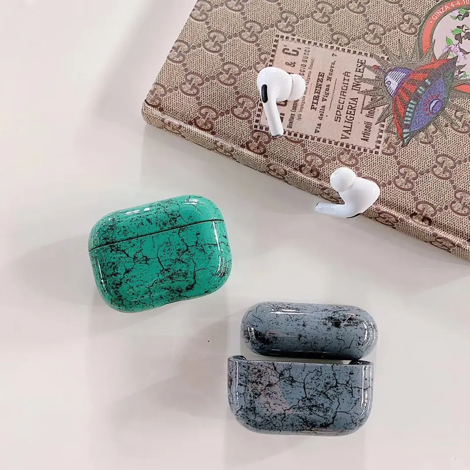 Чехол для наушников для Apple Airpods Pro, чехол с мраморным рисунком, силиконовый чехол для Apple Air Pods Pro 3, наушники с цветком для девочек